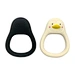 penguin ring teether natural rubber